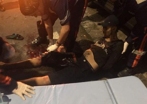 Suspeito de assalto é baleado por policiais durante troca de tiros em Manaus