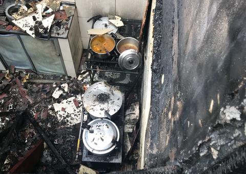 Incêndio destrói parte de restaurante em Manaus 