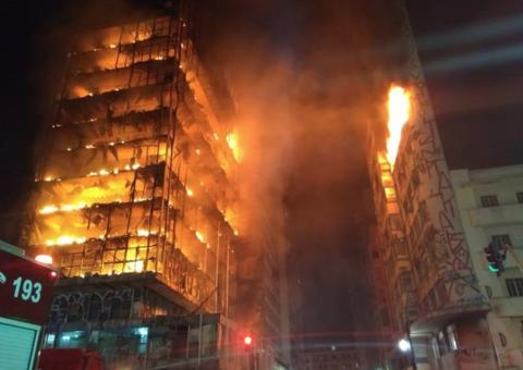 Incêndio que causou desabamento de prédio em SP foi causado por curto-circuito, conclui polícia