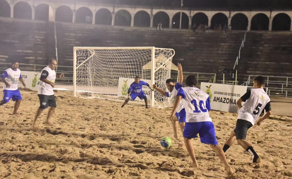 Seis equipes dão continuidade ao Amazonense de Beach Soccer, hoje