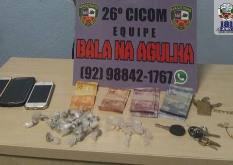 Dupla é flagrada com drogas em condomínio residencial e acaba presa em Manaus