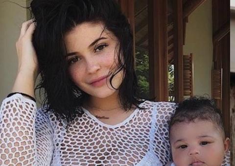 Internautas apontam semelhança de filha de Kylie Jenner com segurança gato