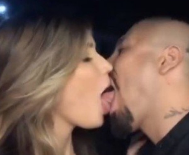 Após reconciliação, Aline Gotschalg e Fernando Medeiros dão beijão de tirar o fôlego em vídeo