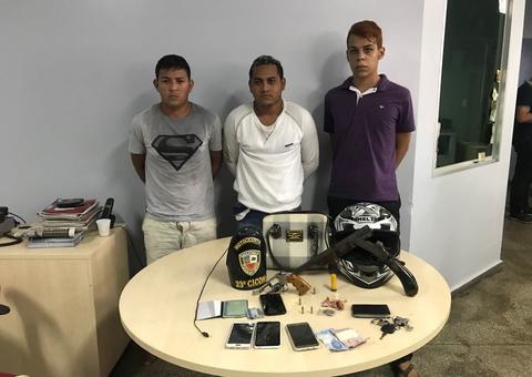 Após arrastões, 'Homem-Aranha' consegue fugir, mas trio acaba preso em Manaus