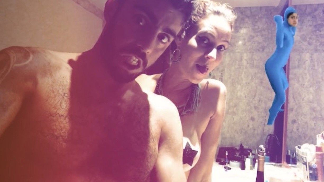  Luana Piovani e Pedro Scooby mostram fotos de noite picante de sexo