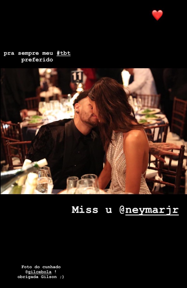 Bruna Marquezine se declara para Neymar com foto romântica 