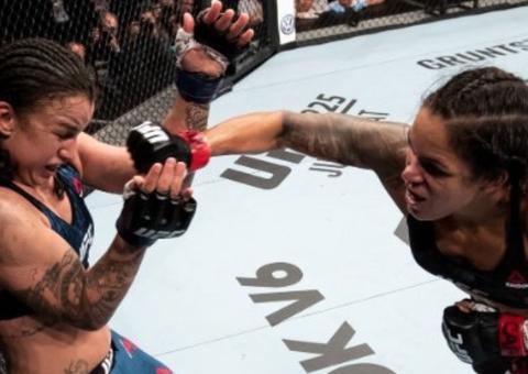 Com Bolsonaro na plateia, Amanda Nunes derrota americana e mantém cinturão no UFC Rio
