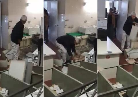 Médico tem ataque de fúria e quebra tudo em posto de saúde 
