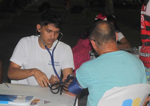 Projeto itinerante oferta serviços e orientação de saúde  gratuita nesta sexta