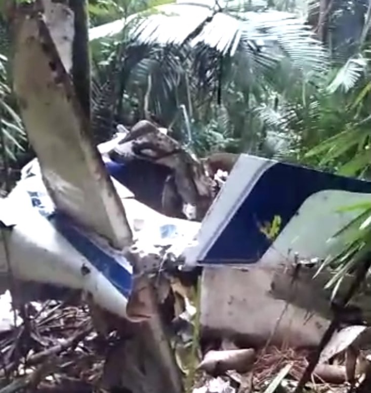 Vítimas de avião que caiu em mata no Amazonas são identificadas 