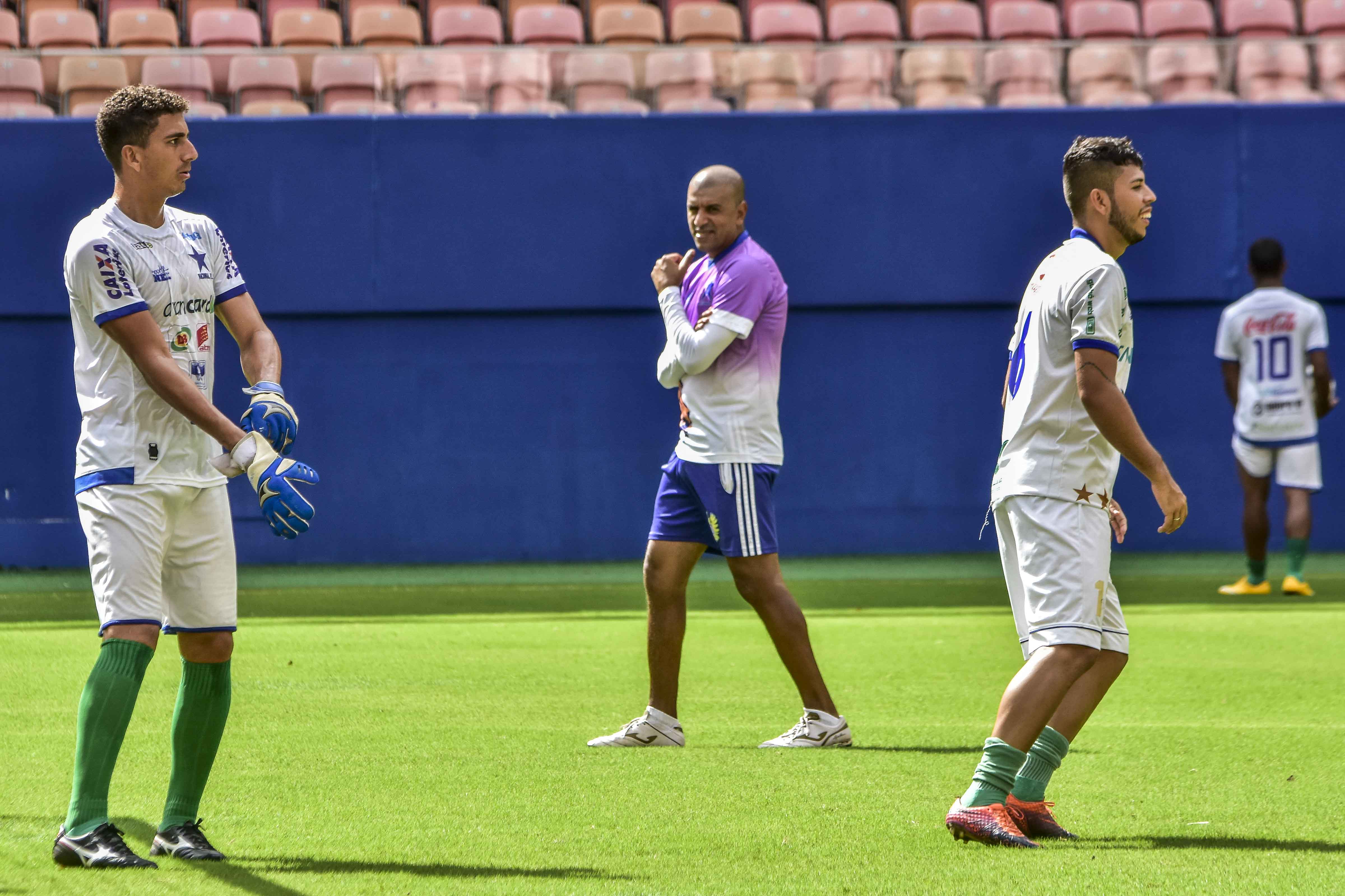 Nacional faz treino na Arena da Amazônia em preparação para revanche contra o Real Ariquemes de Rondônia
