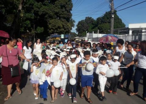 Escolas públicas realizam atividades pelo Dia de Combate ao Abuso Sexual Infantojuvenil em Manaus
