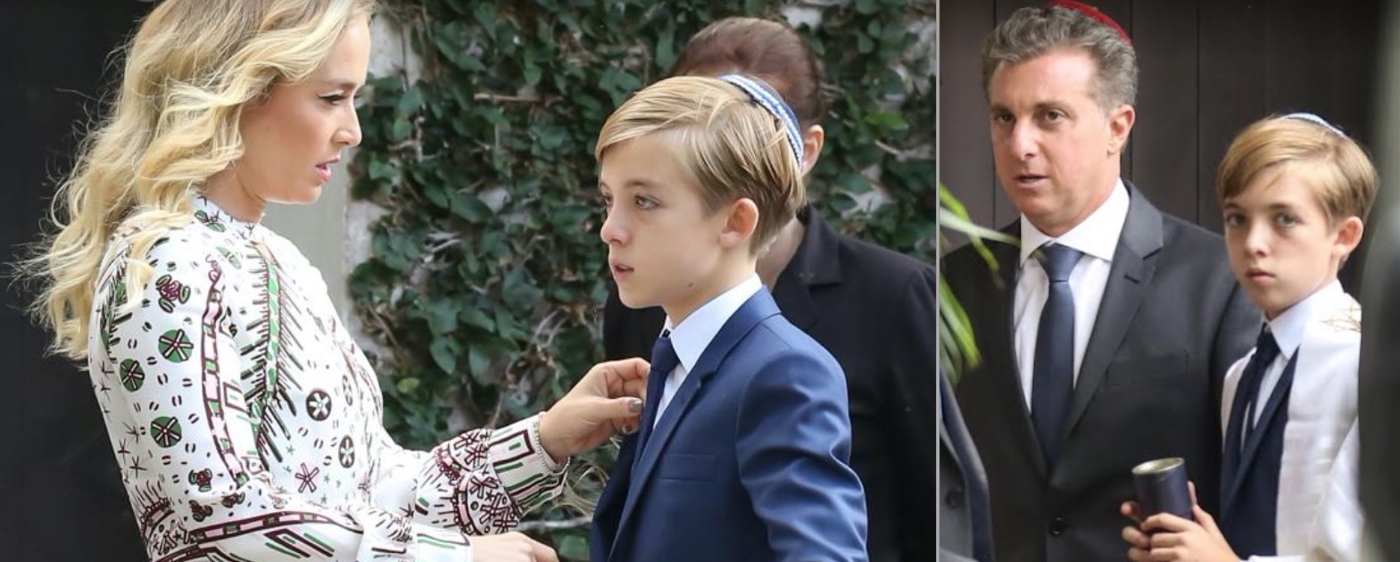 Angélica e Luciano Huck recebem famosos em bar-mitzvá de filho mais velho