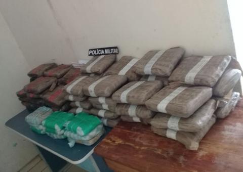 Malas com mais de 70kg de drogas são apreendidas a caminho de Manaus
