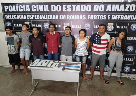 Grupo suspeito de assaltar hospital é preso tentando roubar agência dos correios no Amazonas