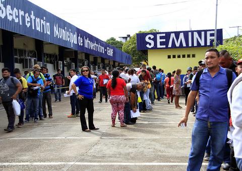 Processo Seletivo da Seminf tem mais de dois mil inscritos no primeiro dia