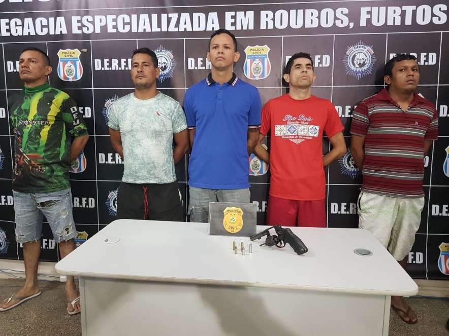 Grupo é preso por roubar e tentar matar empresário em saidinha de banco em Manaus