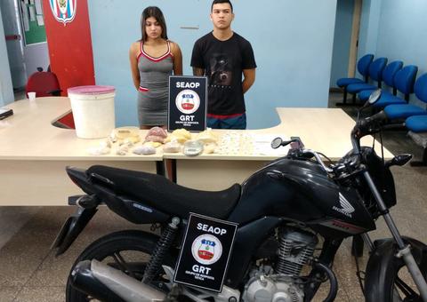 Casal de namorados é preso com 5kg em Manaus