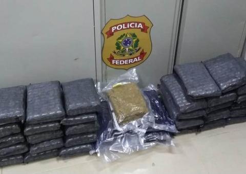 Em aeroporto, três são presos tentando sair de Manaus com 40kg de drogas 