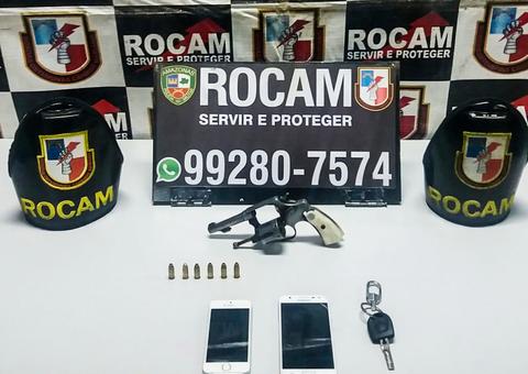 Trio é preso tentando assaltar posto de gasolina em Manaus