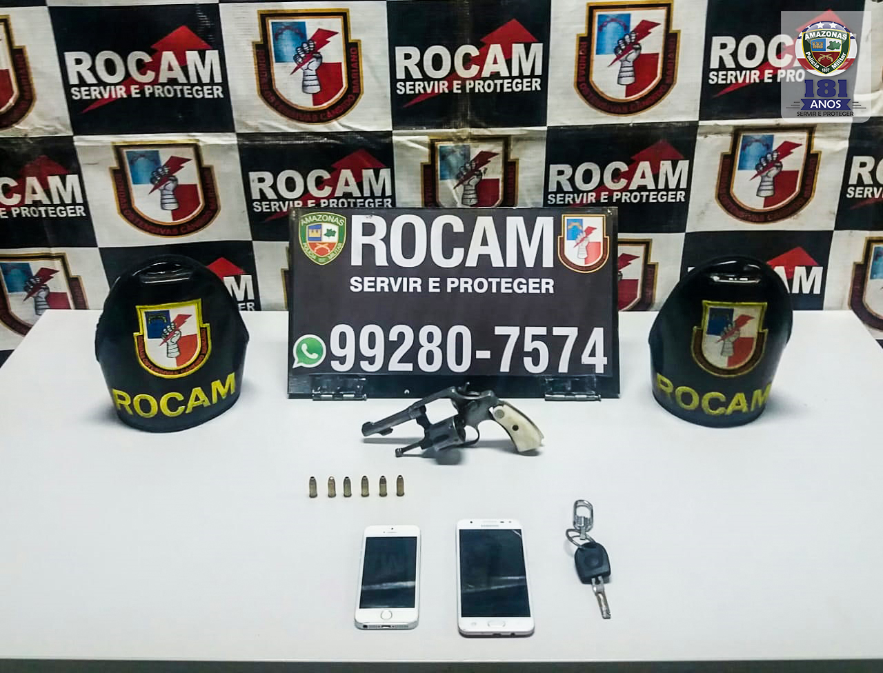 Trio é preso tentando assaltar posto de gasolina em Manaus