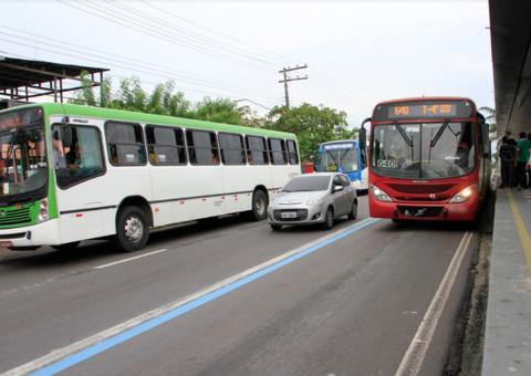 Ônibus devem rodar com 100% da frota em Manaus nesta segunda-feira