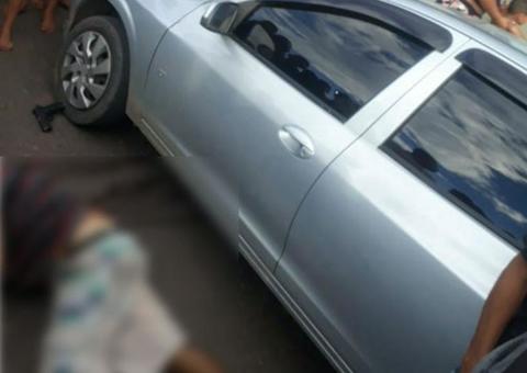 Vídeo mostra mulher atirando contra sargento em porta de motel no Amazonas