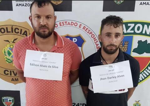 Dupla é presa com 8kg de drogas escondidos dentro de hotel em Manaus