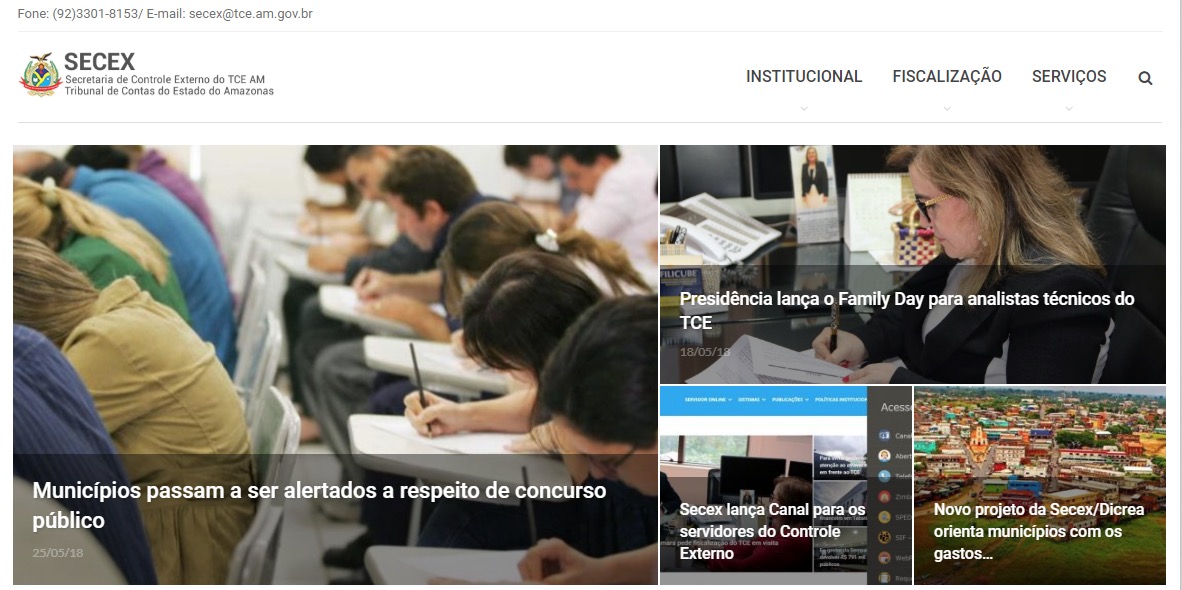 Controle Externo do TCE-AM lança portal para contato com os gestores públicos