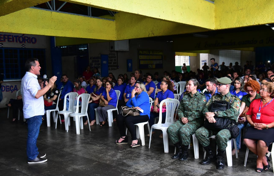 SSP leva projeto de prevenção ao tráfico e violência à escola pública de Manaus