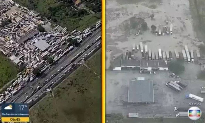 Sem bloqueios em estradas, abastecimento de comida se normaliza  