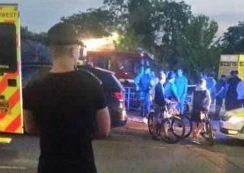 Motorista desgovernado passa por cima e deixa 5 pessoas internadas em estado grave