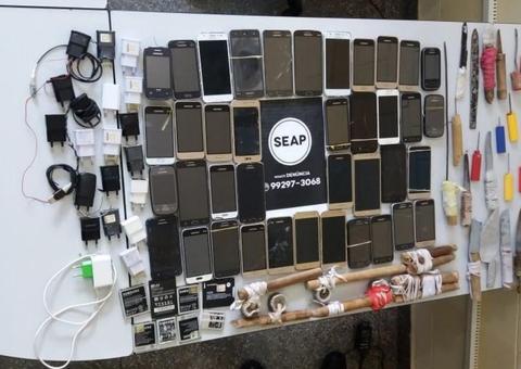 Armas e celulares são arremessados para dentro do Ipat e presídio passa por revista