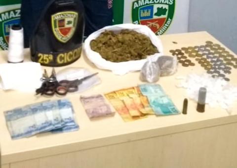 'Novo no tráfico', homem é preso após ser flagrado em atitude suspeita em Manaus