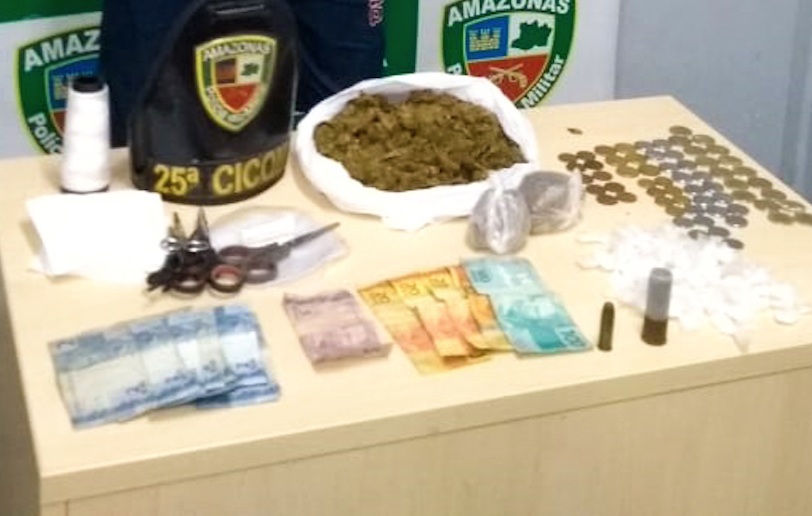 'Novo no tráfico', homem é preso após ser flagrado em atitude suspeita em Manaus