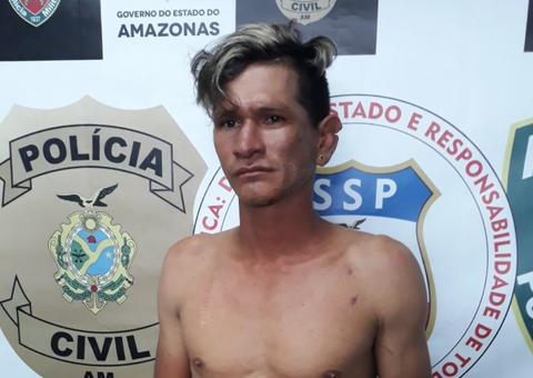 Após bebedeira, fugitivo é recapturado enquanto ameaçava populares em Manaus