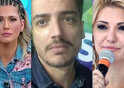 Lívia Andrade e Leo Dias lavam roupa suja ao vivo após declaração de Fontenelle
