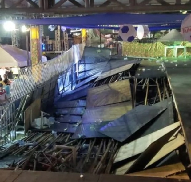 Camarote desaba e deixa 30 feridos durante show de Xand Avião