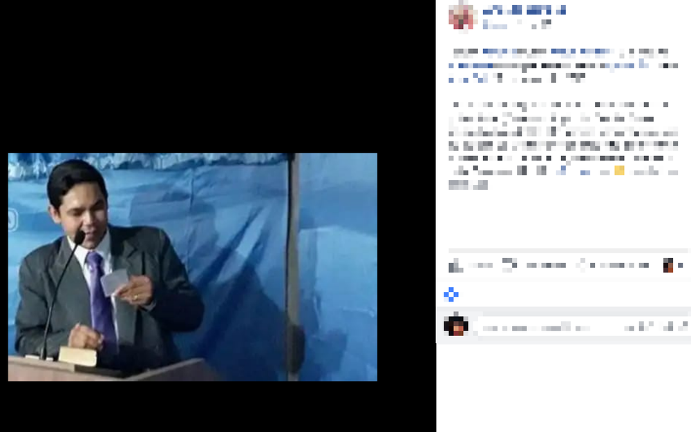 Líder de igreja evangélica é detido por suspeita de pedofilia