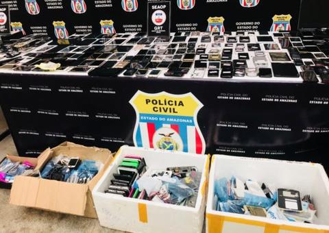 Polícia inicia devolução de celulares apreendidos em operação no Centro de Manaus 