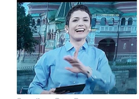 Na Rússia, alegria de Sandra Annenberg chama atenção e vira meme