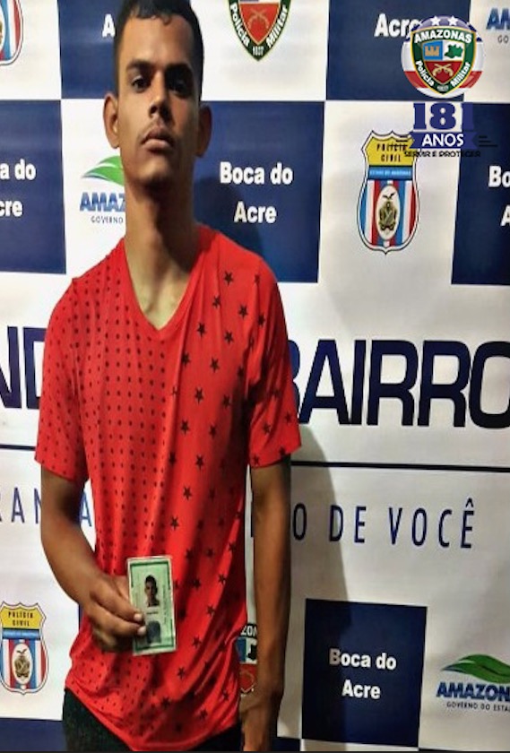 Após dar nome falso à polícia, foragido da Justiça é preso no Amazonas 