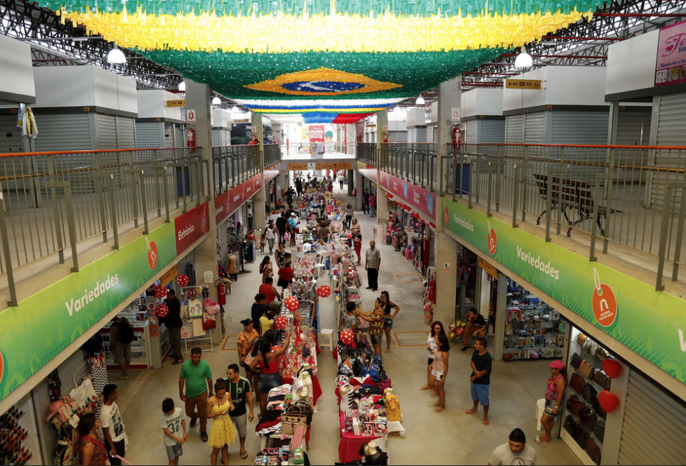 Jogos do Brasil serão transmitidos ao vivo em telões nas Galerias Populares