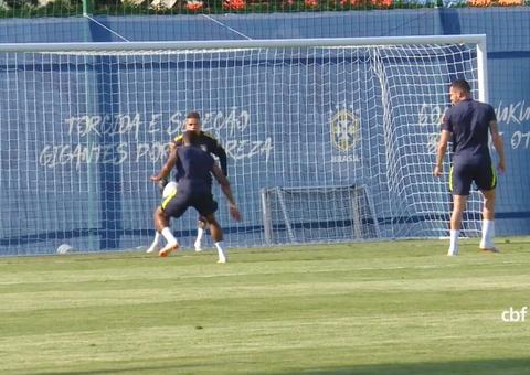 Brasil faz treino preparatório para estreia na Copa do Mundo