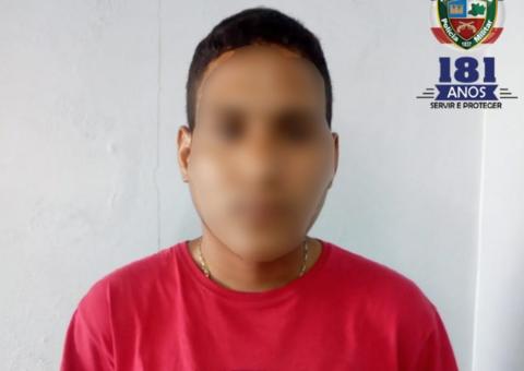 Foragido da Justiça é preso suspeito de assaltar pedestres em Manaus