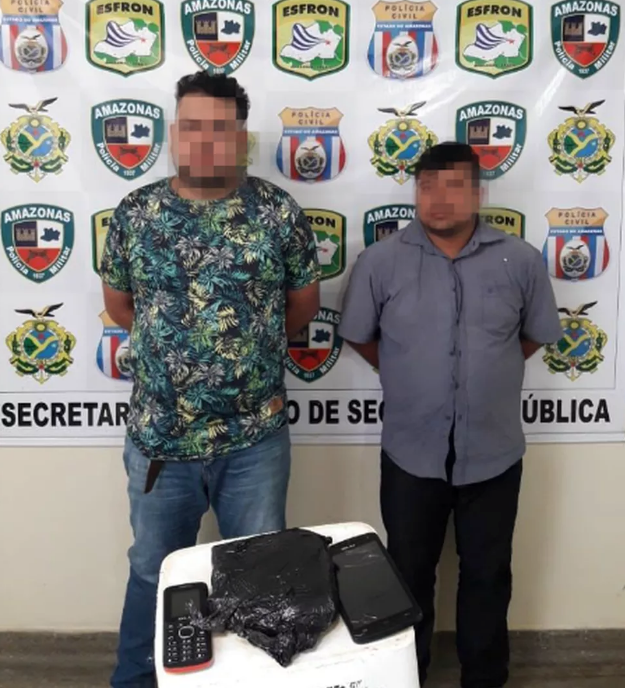 Colombianos são presos com pasta base de cocaína no Amazonas