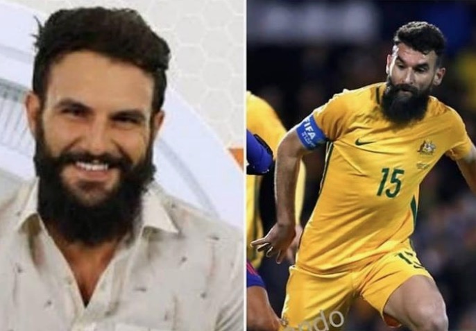 Jogador da Austrália é comparado a ex-BBB namorado de Gleici