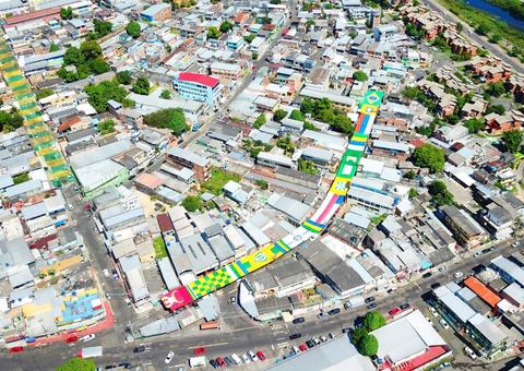 Ponta Negra e oito ruas terão transmissão do jogo do Brasil neste domingo