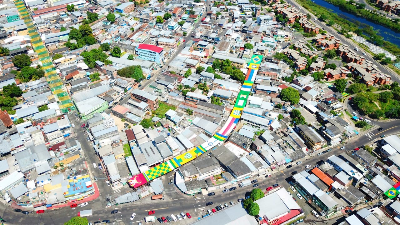 Ponta Negra e oito ruas terão transmissão do jogo do Brasil neste domingo