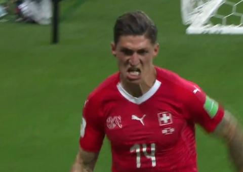 Com empurrão, Zuber marca aos 5 do 2º tempo e Suíça empata com Brasil  